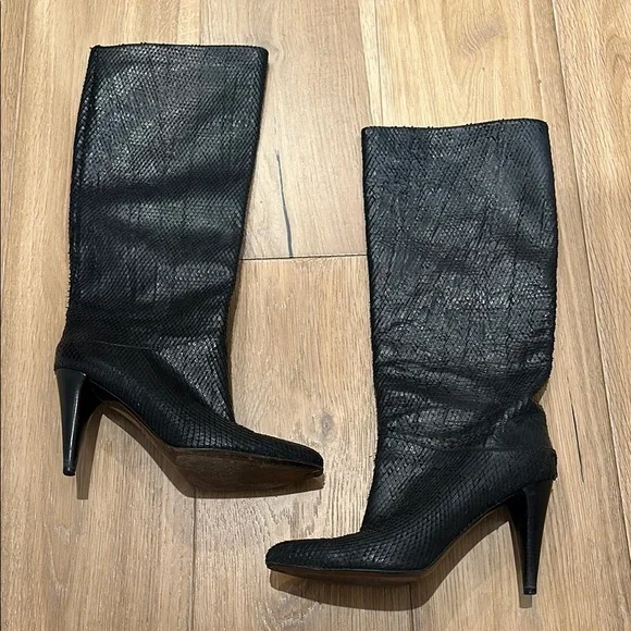 Botkier Black Knee-High Women's Boots - Picture 3 of 3